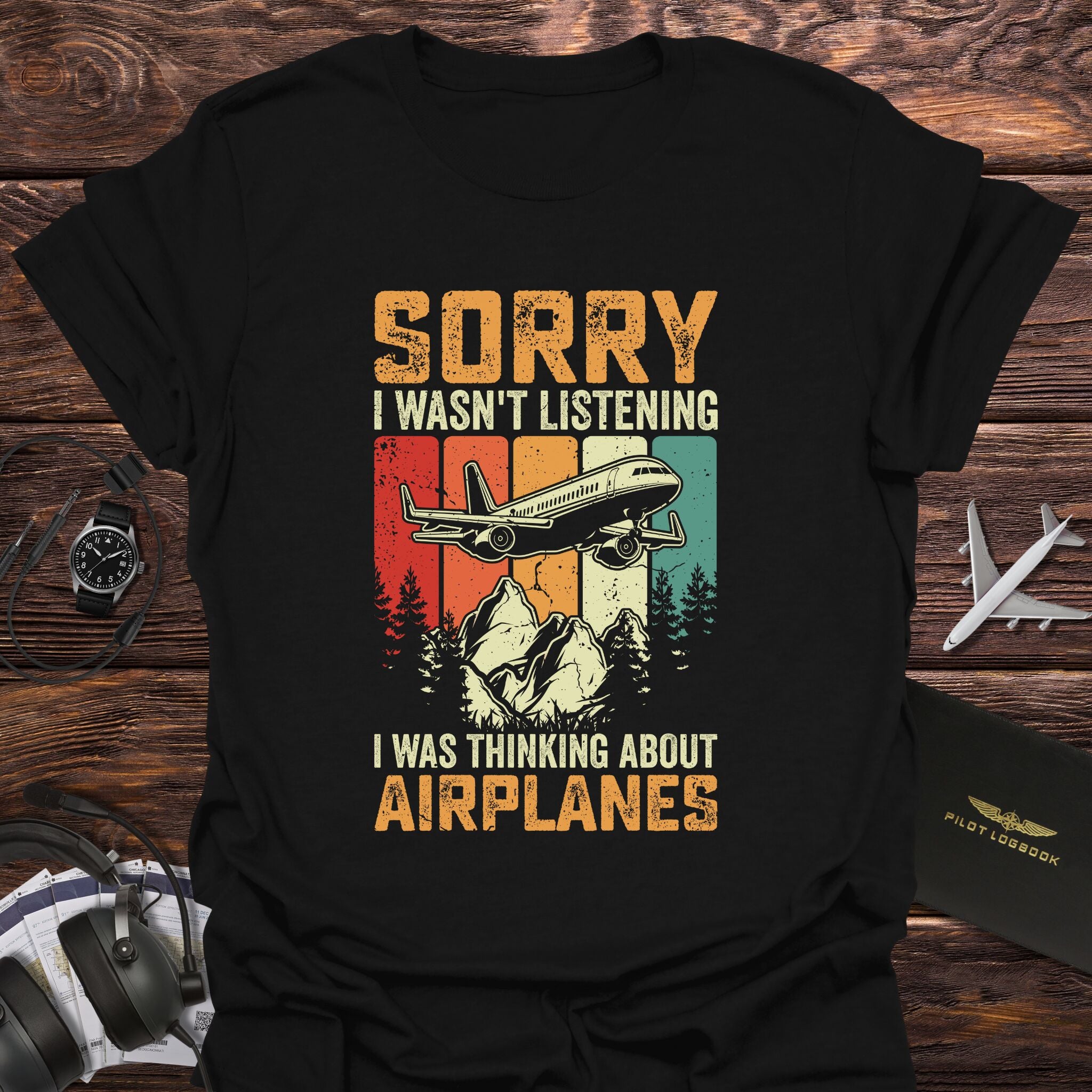I Was Thinking About Airplanes T-Shirt