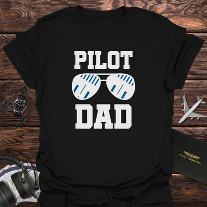 Aviator Sunglasses Pilot Dad T-Shirt