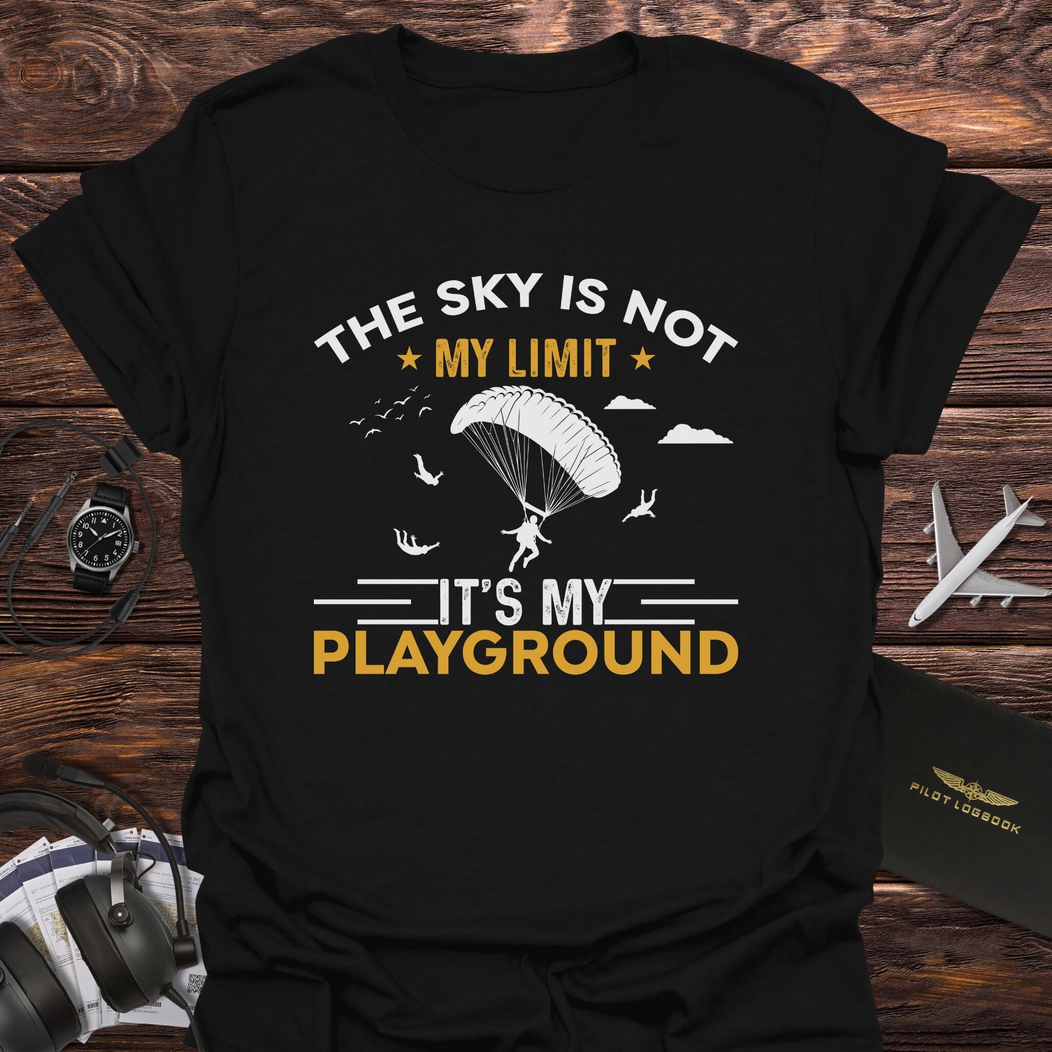 The Sky Is My Playground Skydiving T-Shirt
