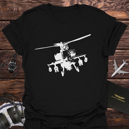 AH-64 Apache Attack Helicopter T-Shirt