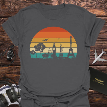 Travel Retro Sunset T-Shirt