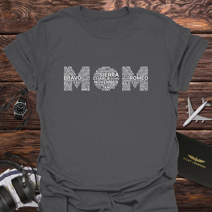Mom Phonetic Alphabet T-Shirt