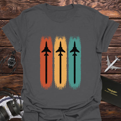 Vintage Fighter Jet Trio T-Shirt