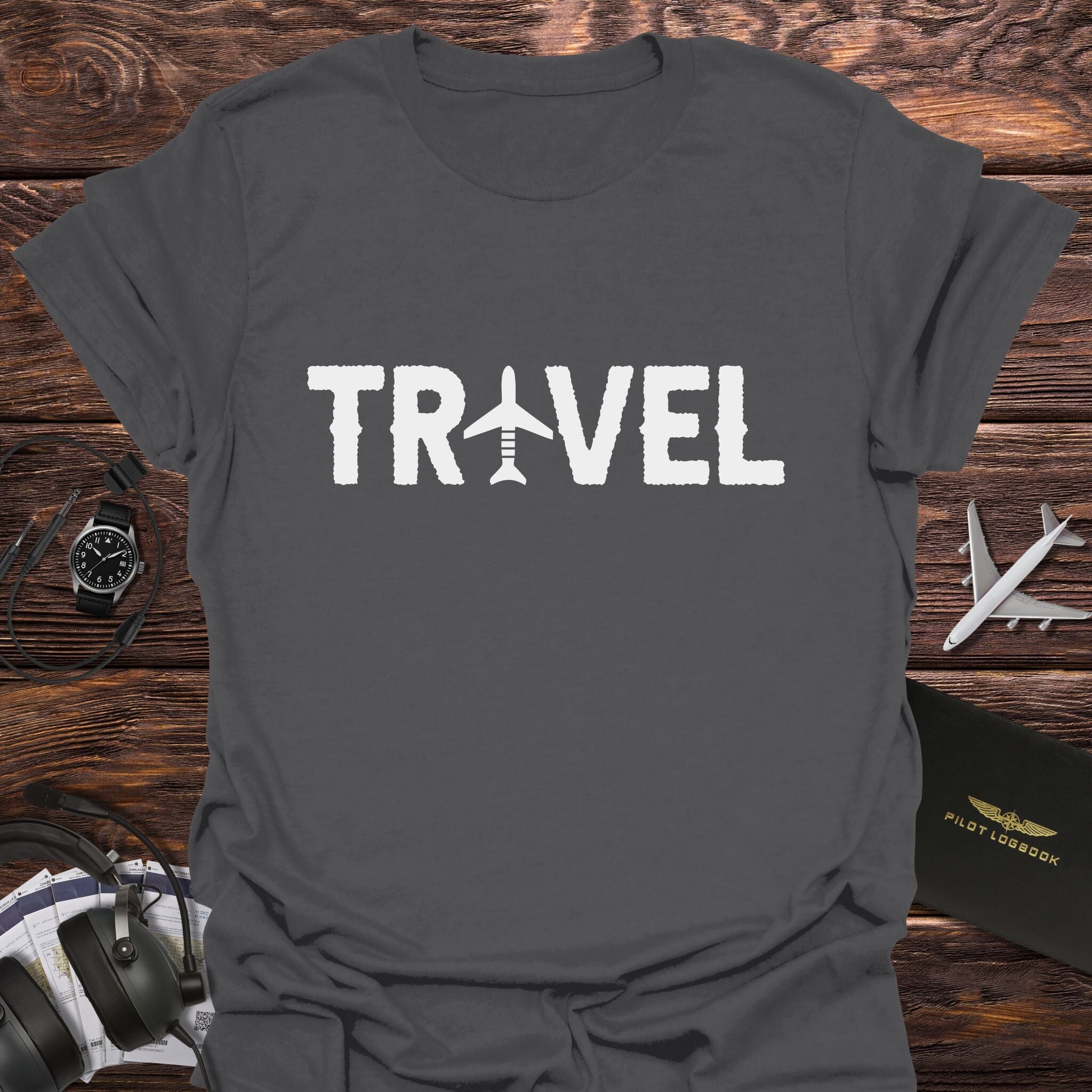 Travel Airplane Letter T-Shirt