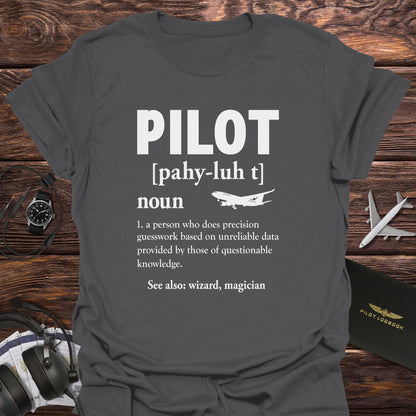Pilot Noun Definition T-Shirt