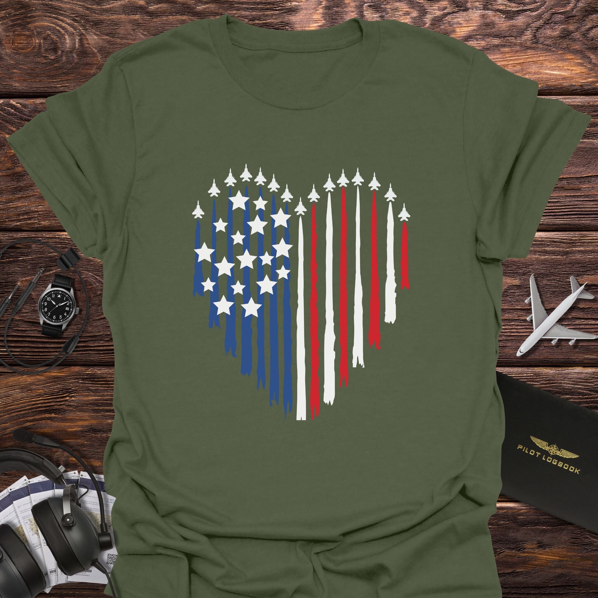 American Airpower Heart T-Shirt