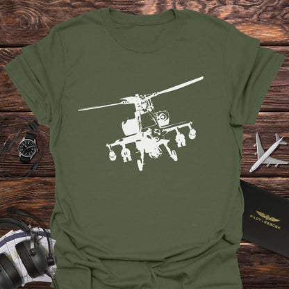 AH-64 Apache Attack Helicopter T-Shirt