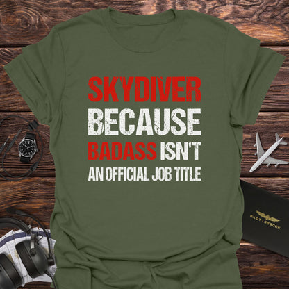 Skydiver Job Title T-Shirt