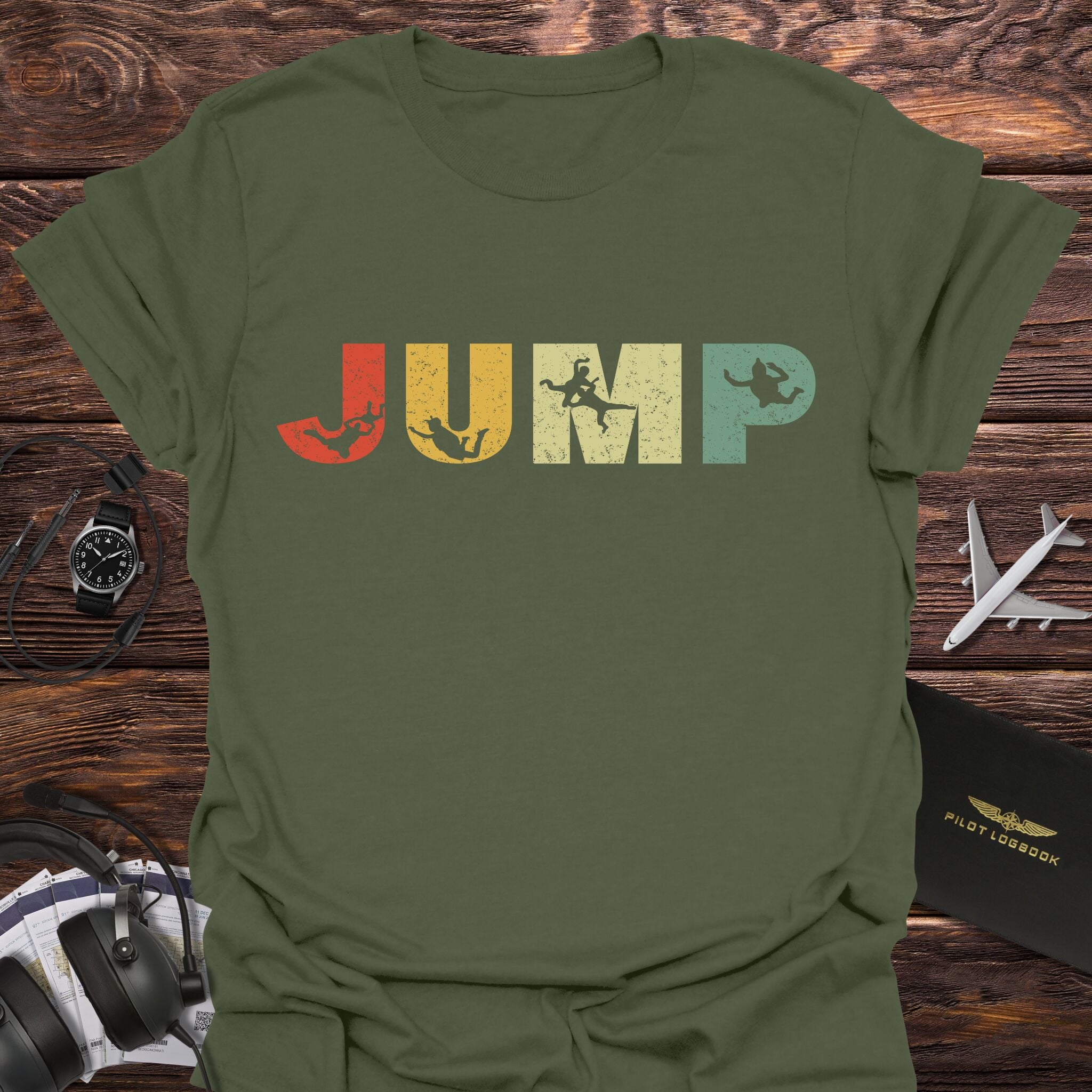 Jump Vintage Skydiving T-Shirt