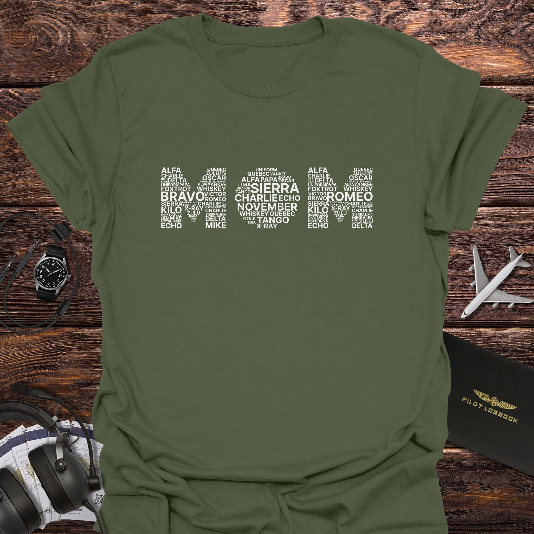 Mom Phonetic Alphabet T-Shirt