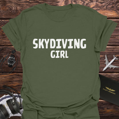Skydiving Girl T-Shirt