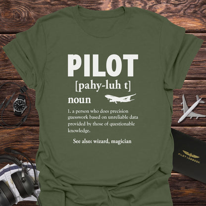 Pilot Noun Definition T-Shirt