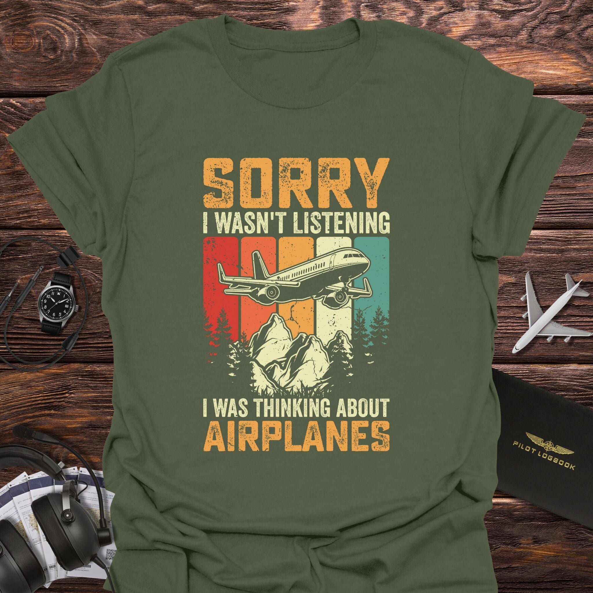I Was Thinking About Airplanes T-Shirt