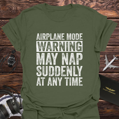 Airplane Mode May Nap Any Time T-Shirt