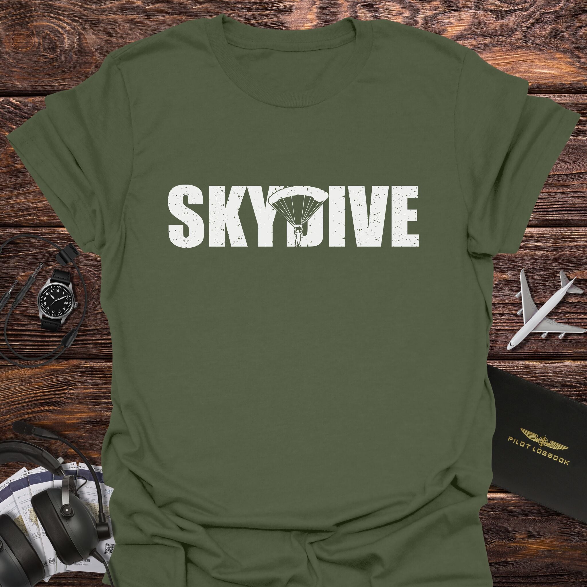 Bold Skydive Parachute T-Shirt
