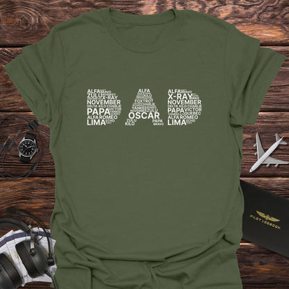 Dad Phonetic Alphabet T-Shirt