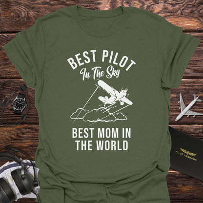 Best Pilot Best Mom T-Shirt