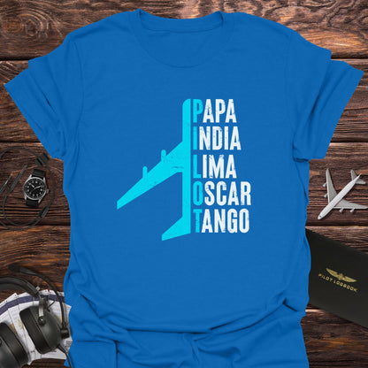 Pilot Phonetic Alphabet T-Shirt