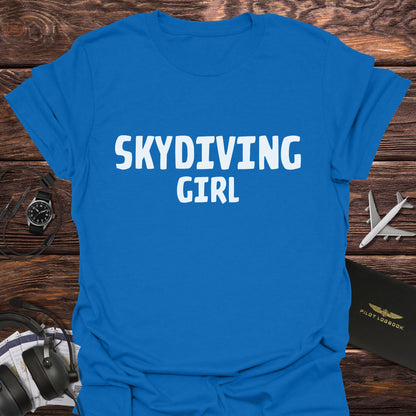 Skydiving Girl T-Shirt