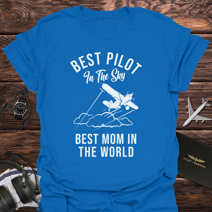 Best Pilot Best Mom T-Shirt