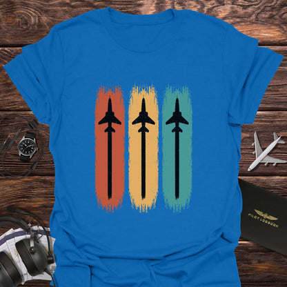 Vintage Fighter Jet Trio T-Shirt