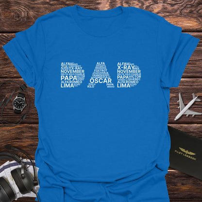 Dad Phonetic Alphabet T-Shirt